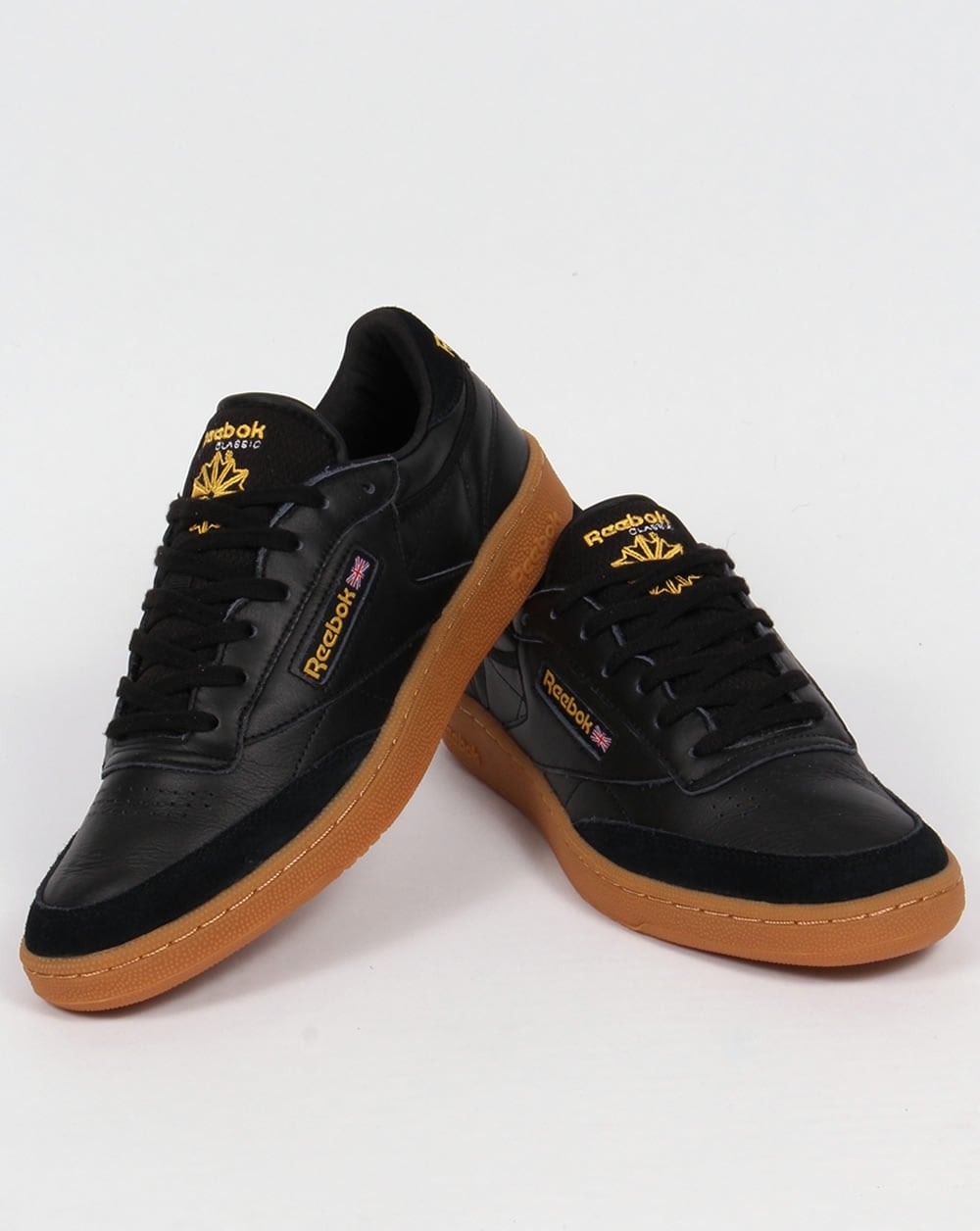 Reebok Club C 85 Sneaker Schwarz/Gelb