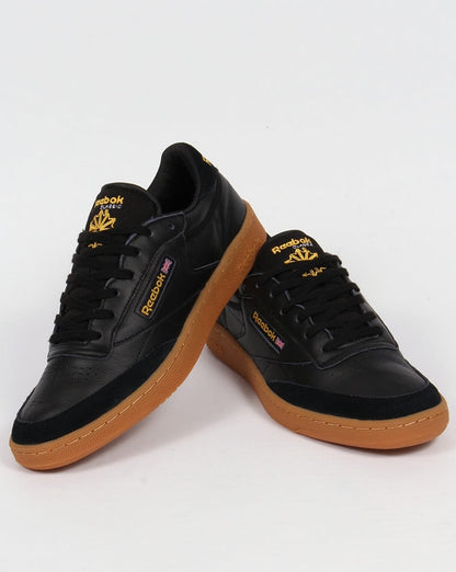Reebok Club C 85 Sneaker Schwarz/Gelb