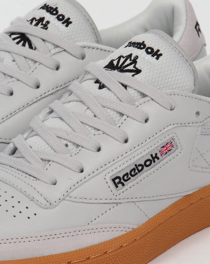 Reebok Club C 85 Sneakers Totenkopfgrau/Schwarz/Rot
