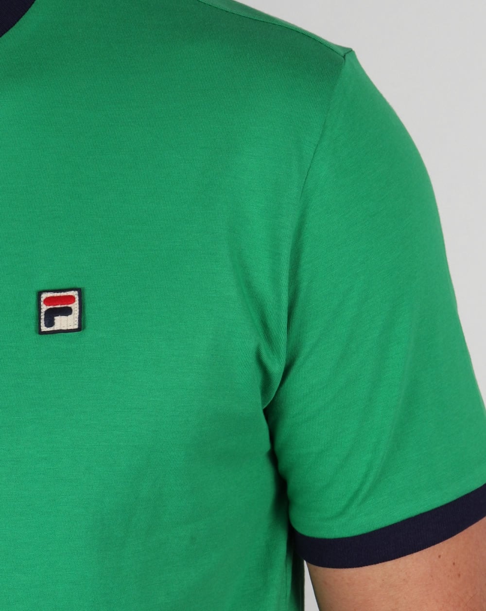 Fila Vintage Ringer T-Shirt Kelly Green