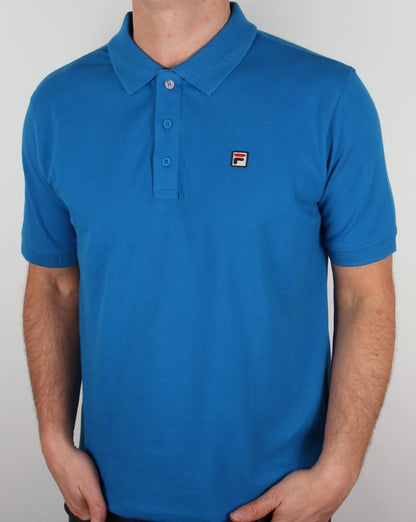 Fila Vintage Brizzi Poloshirt Imperial Blue