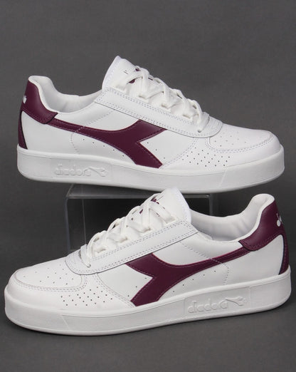 Diadora B. Elite Sneaker Weiß/Lila
