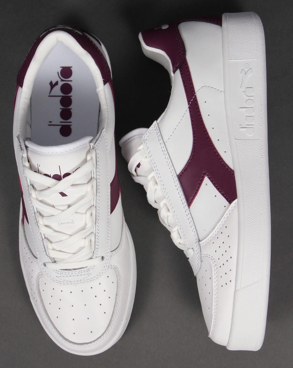 Diadora B. Elite Sneaker Weiß/Lila