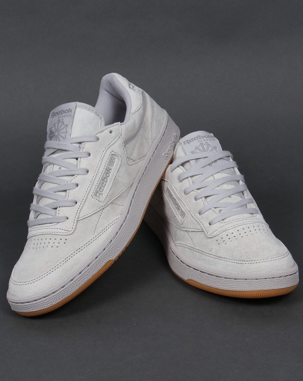 Reebok Club C 85 Turnschuhe Stahl/Carbon/Gummi