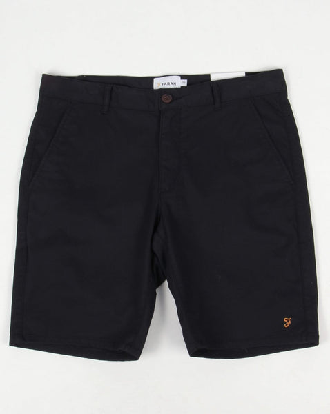Farah Hawk Chino Twill Shorts True Navy