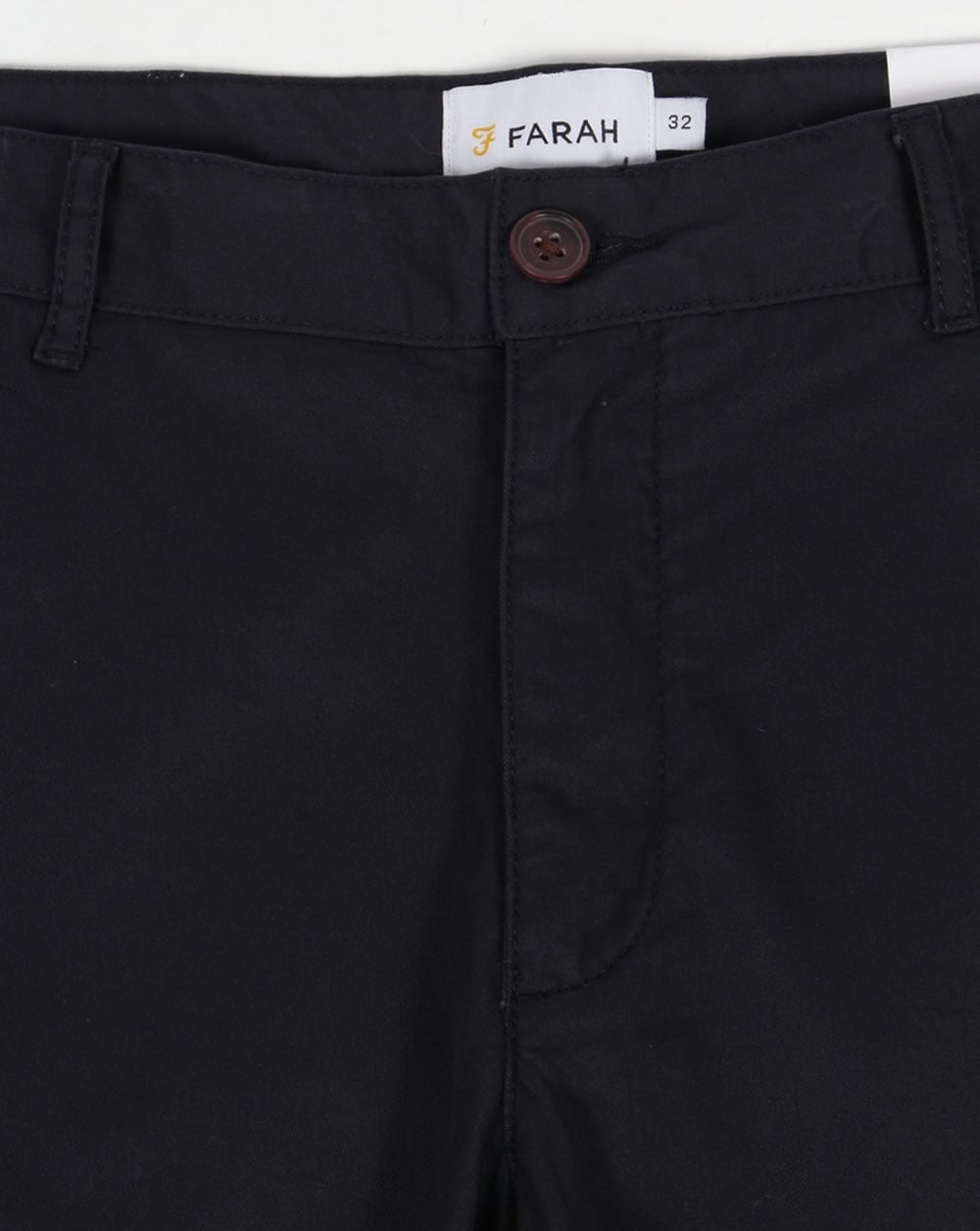 Farah Hawk Chino-Twill-Shorts, Marineblau