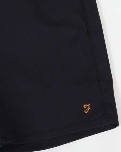 Farah Hawk Chino-Twill-Shorts, Marineblau