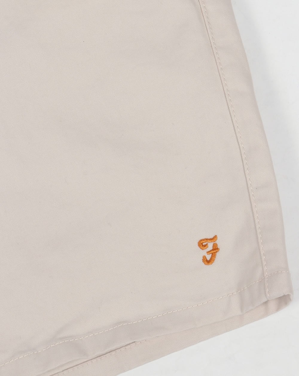 Farah Hawk Chino-Twill-Shorts Kiesel