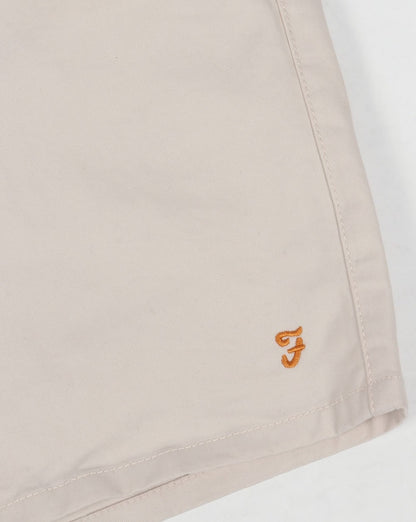 Farah Hawk Chino-Twill-Shorts Kiesel