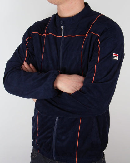 Fila Vintage Terrinda Mk3 Trainingsjacke Marineblau/Orange