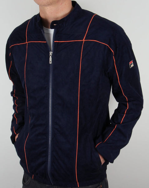 Fila Vintage Terrinda Mk3 Track Top Navy/Orange