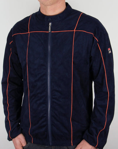 Fila Vintage Terrinda Mk3 Trainingsjacke Marineblau/Orange