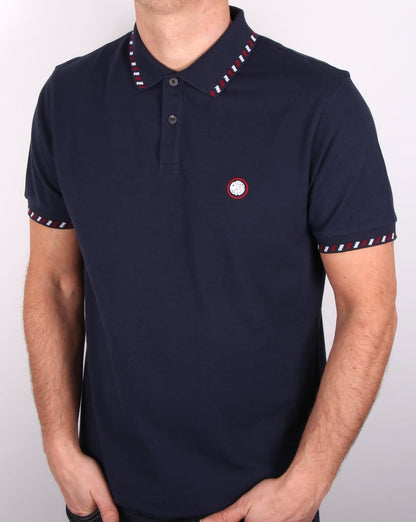 Pretty Green Elmwood Poloshirt, Marineblau