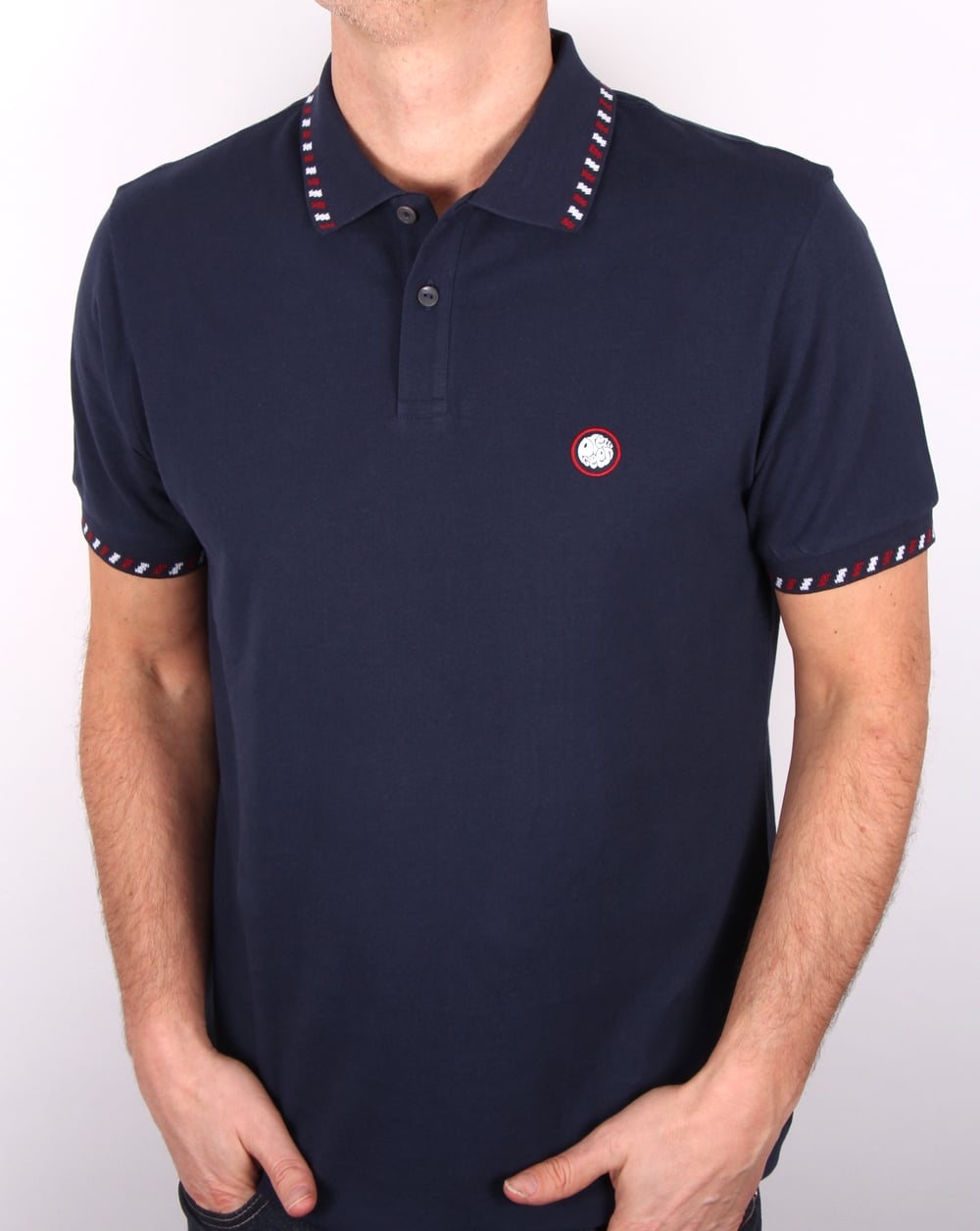 Pretty Green Elmwood Poloshirt, Marineblau