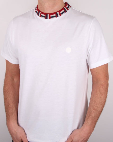 Pretty Green Plecteom T Shirt White