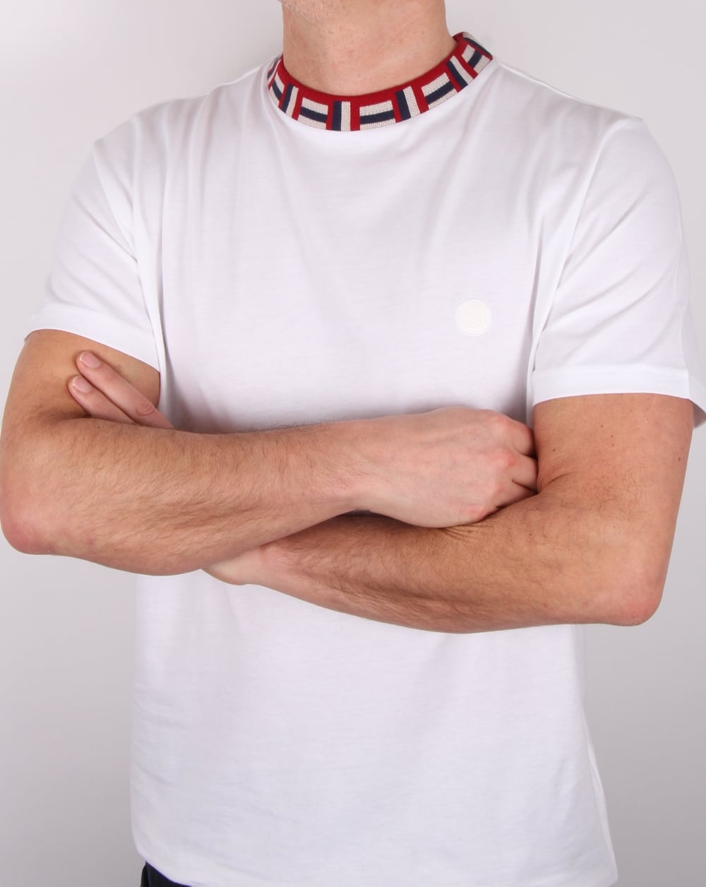 Pretty Green Plecteom T-Shirt Weiß