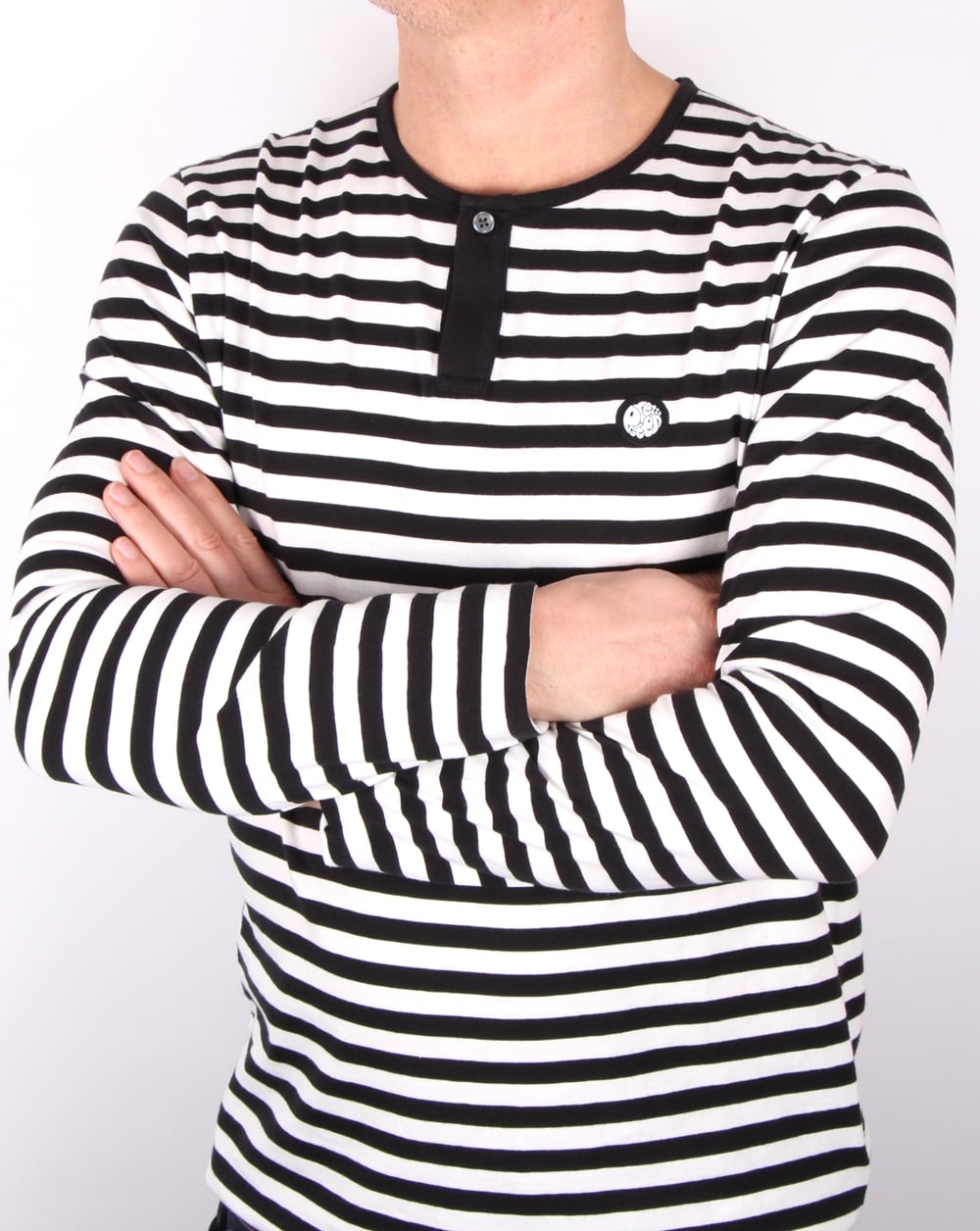 Pretty Green Redmond Opa T-Shirt Schwarz