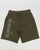 Diadora Bermuda Sweat Shorts Green Mushroom