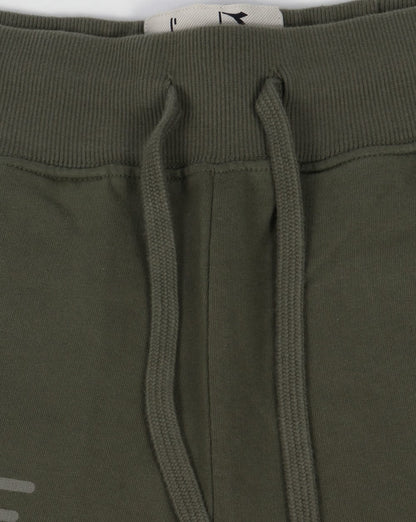 Diadora Bermuda Sweatshorts Grüner Pilz