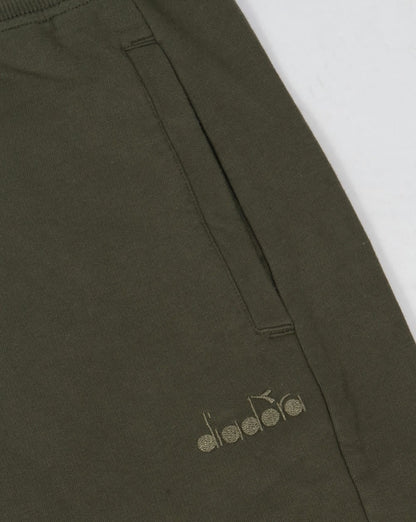 Diadora Bermuda Sweatshorts Grüner Pilz