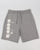 Diadora Bermuda Sweat Shorts Grey Melange