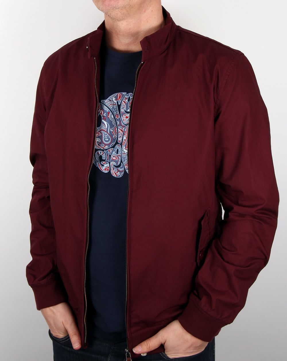 Pretty Green Dalton Harrington Burgund