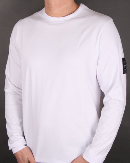 Marshall Artist Siren Langarm-T-Shirt Weiß