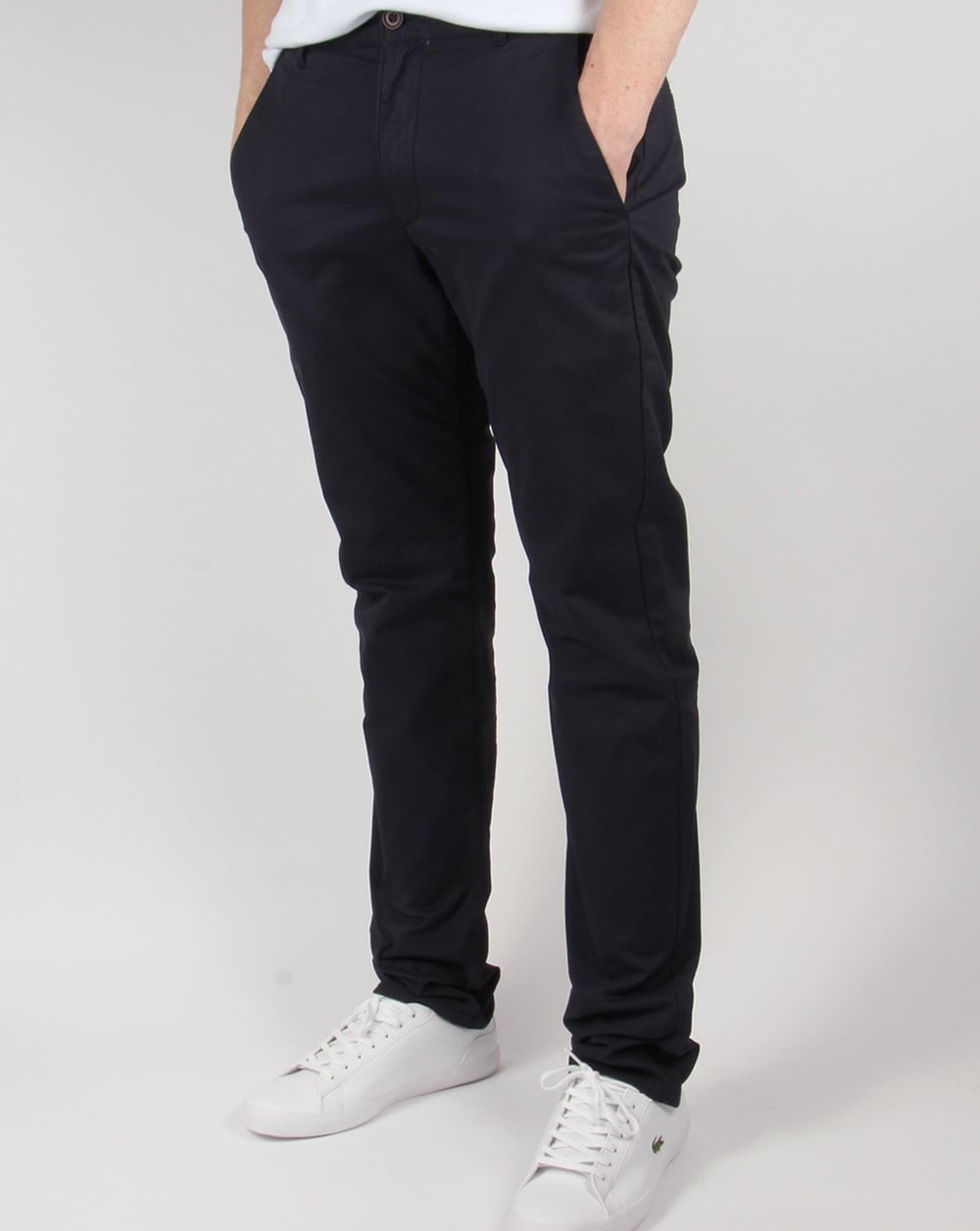 Farah Twill-Chinohose, Marineblau