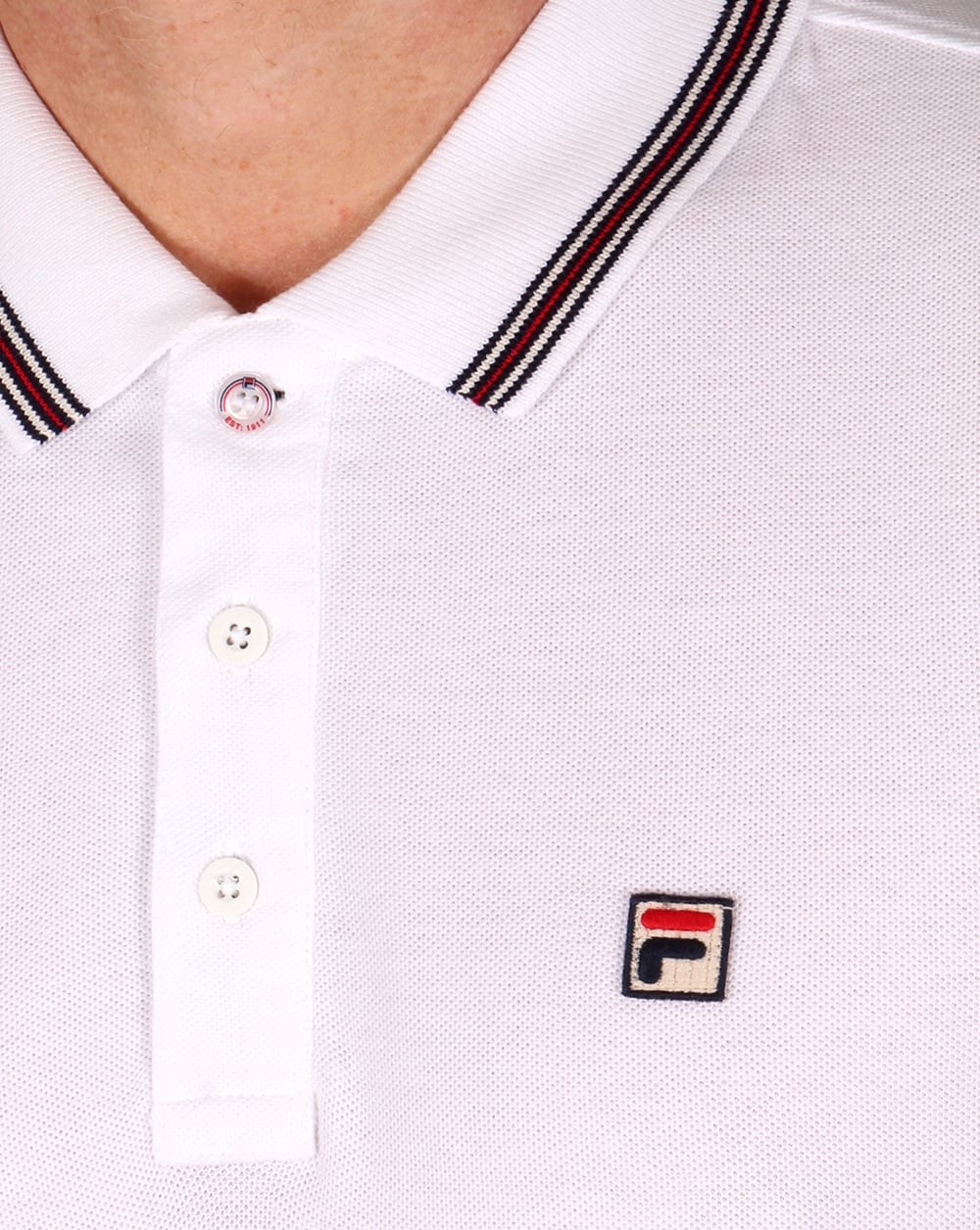 Fila Vintage Matcho 4 Poloshirt Weiß