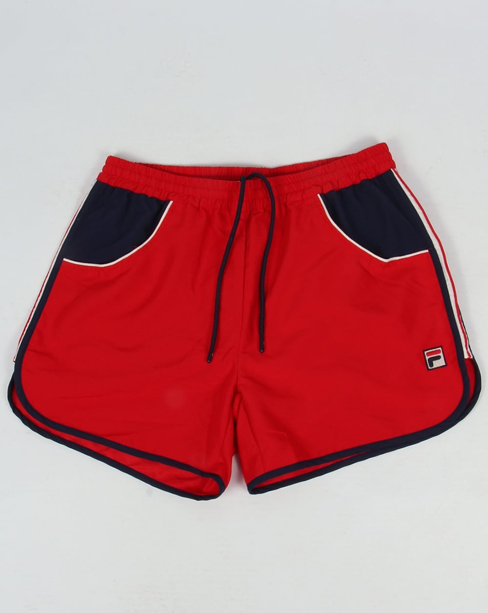 Fila Vintage Tomas Beach Badeshorts Rot