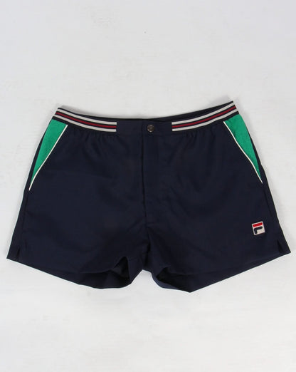 Fila Vintage High Tide 4 Shorts Marineblau/Grün
