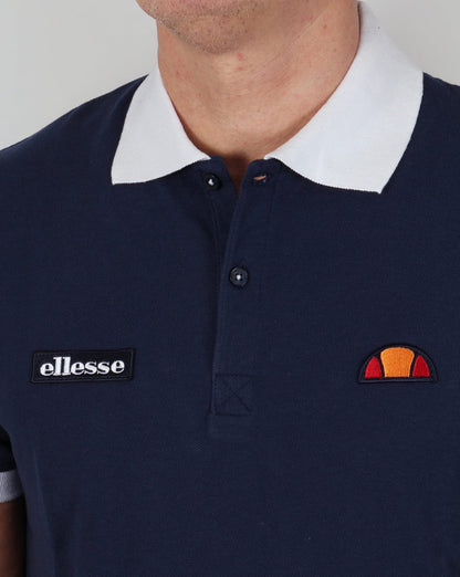 Ellesse Lessepsia Poloshirt Marineblau/Weiß