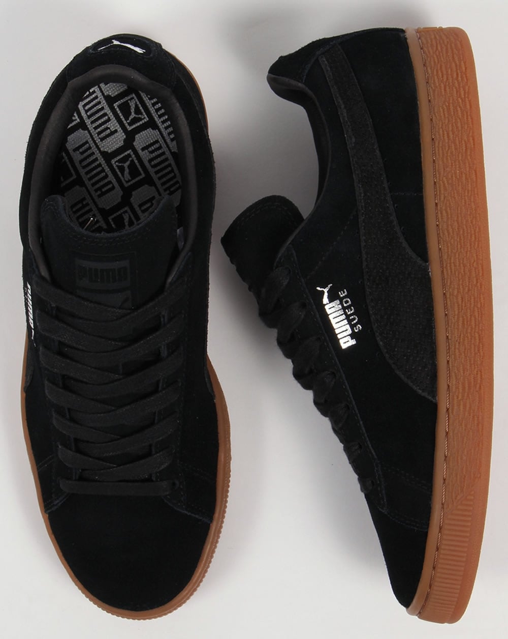 Puma – Citi – Schwarze Wildleder-Sneaker
