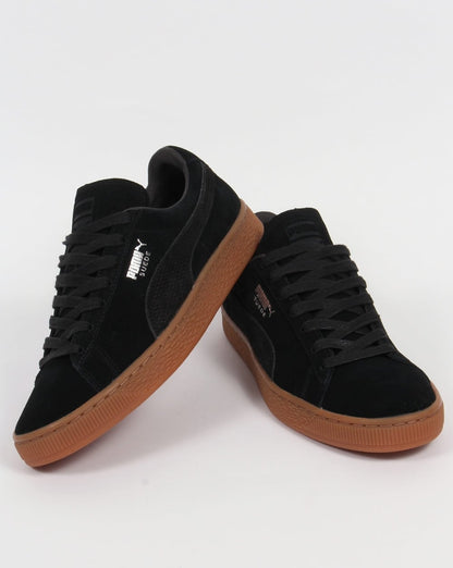 Puma – Citi – Schwarze Wildleder-Sneaker