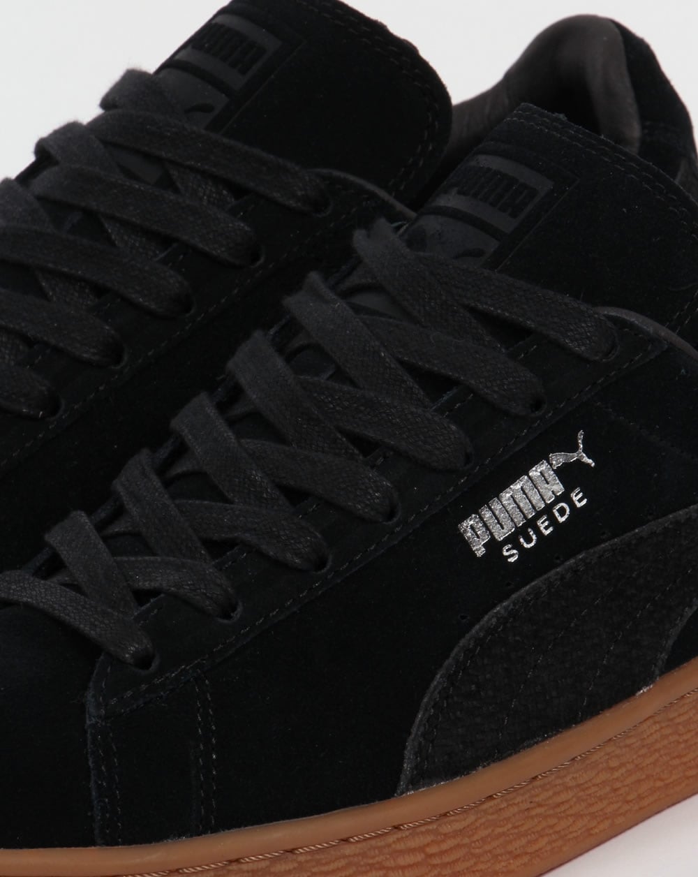 Puma – Citi – Schwarze Wildleder-Sneaker