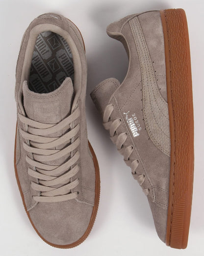 Puma – Citi – Wildleder-Sneaker in Stein