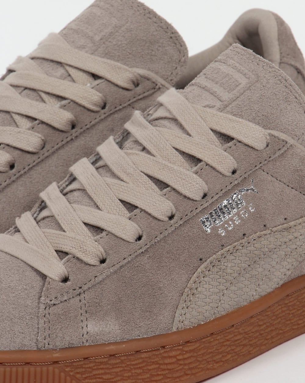 Puma – Citi – Wildleder-Sneaker in Stein