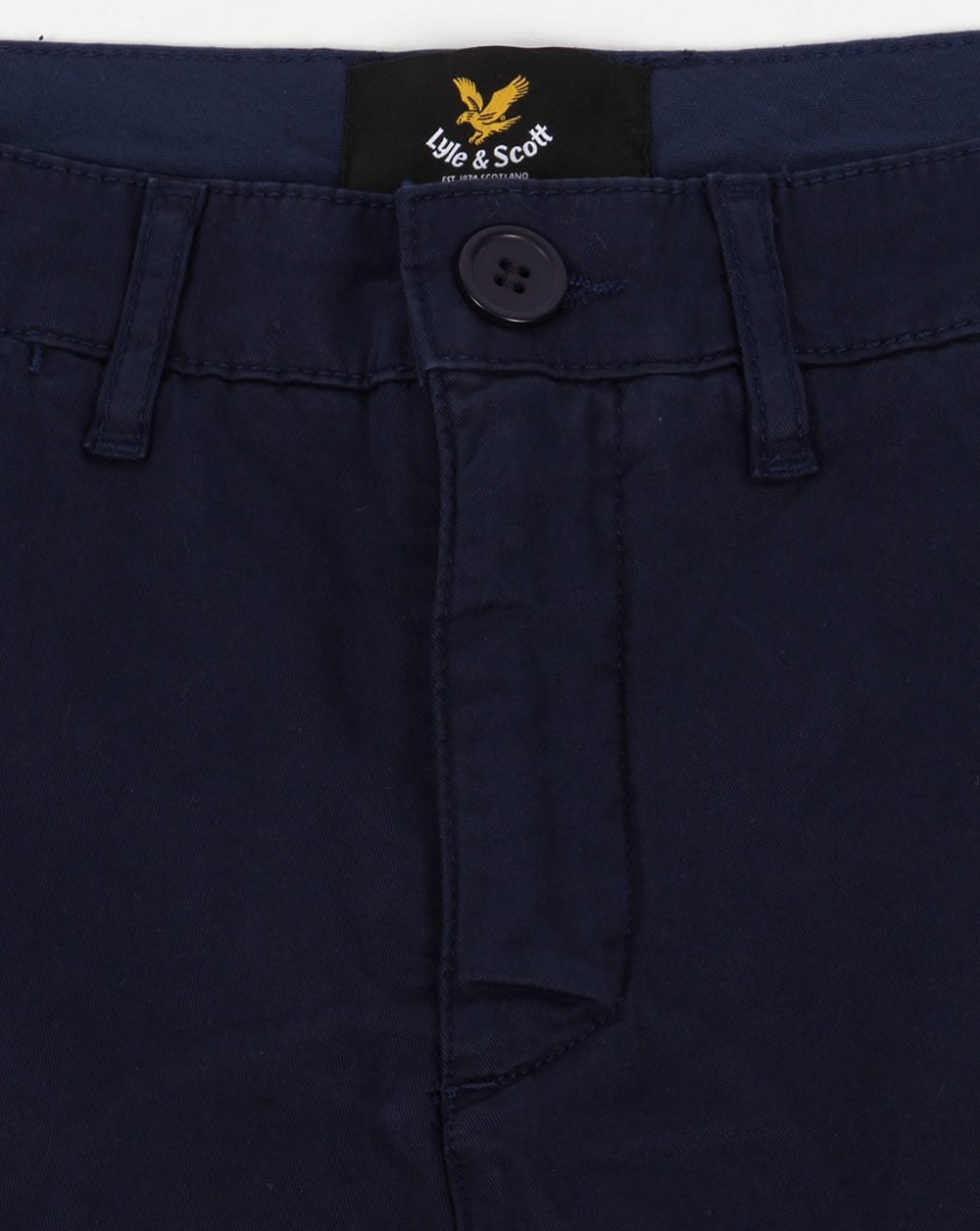 Lyle And Scott – Garment Dye – Shorts in Marineblau