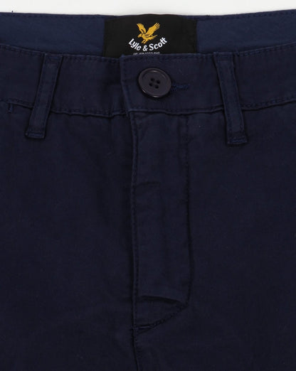Lyle And Scott – Garment Dye – Shorts in Marineblau