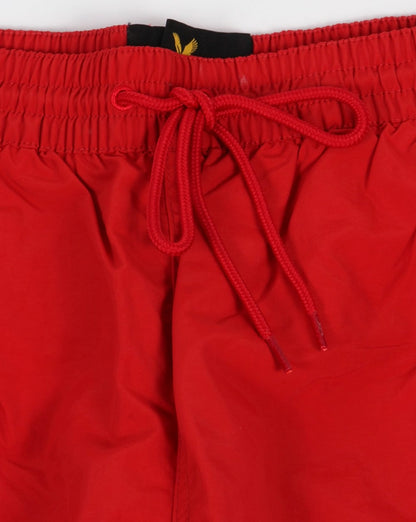 Lyle And Scott Badeshorts in Racing-Rot