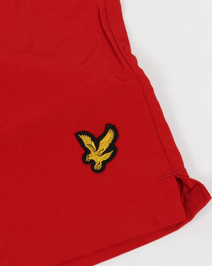 Lyle And Scott Badeshorts in Racing-Rot