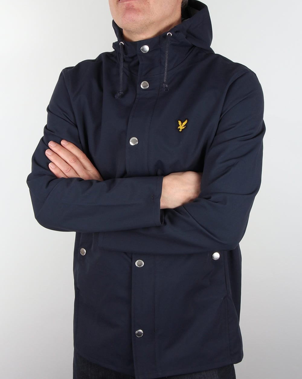 Lyle And Scott, Marineblauer Regenmantel