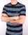 Lyle And Scott Stripe T Shirt Navy