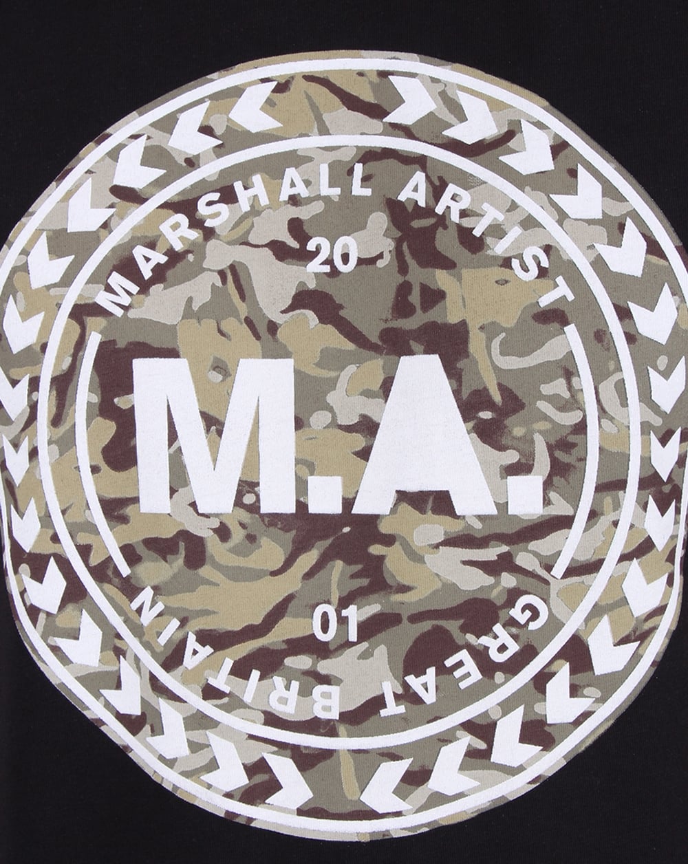 Marshall Artist – T-Shirt mit „MTC Siren“-Grafik, Schwarz