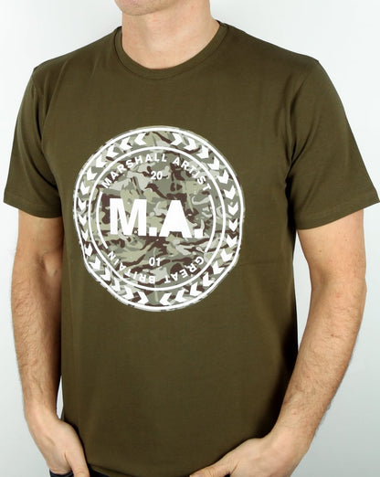 Marshall Artist – T-Shirt „MTC Siren“ in Khaki