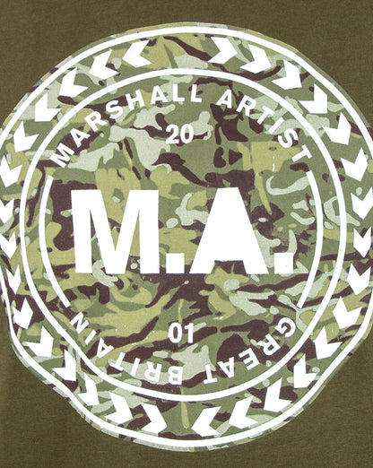 Marshall Artist – T-Shirt „MTC Siren“ in Khaki