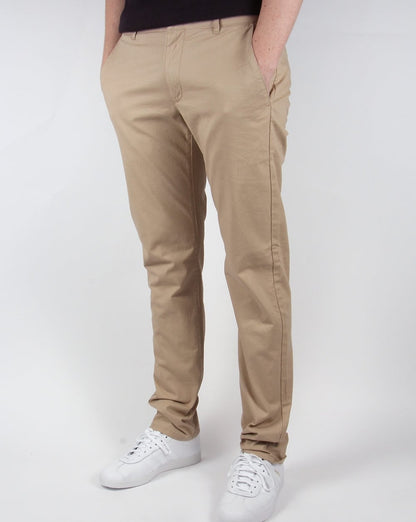 Farah Elm Chino-Twillhose Helles Sand