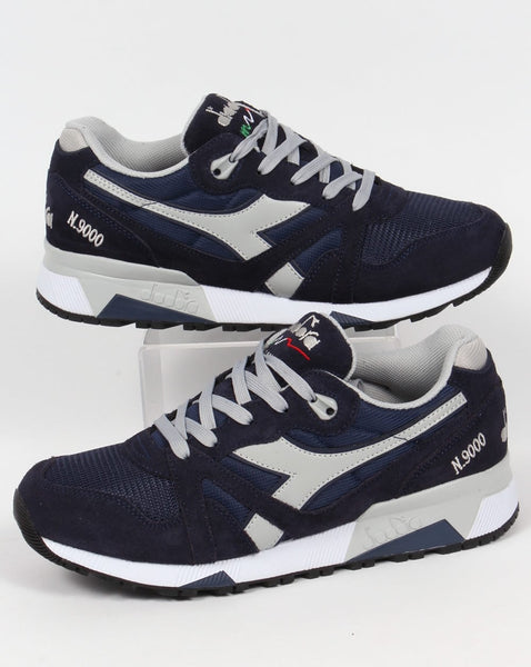Diadora N9000 NYL Trainers Navy/High Rise