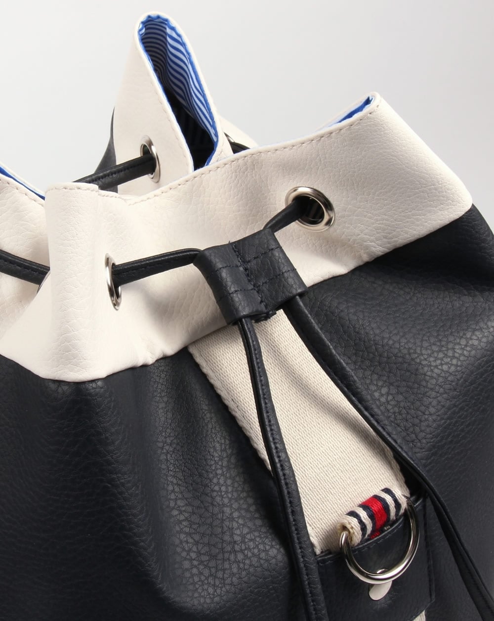 Fila Vintage Biago Reisetasche Marineblau/Weiß