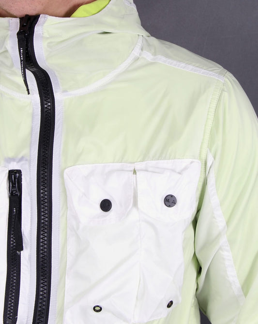 Marshall Artist Marshall Artist Multi Pocket Overlay Jacke Weiß/Sulphur